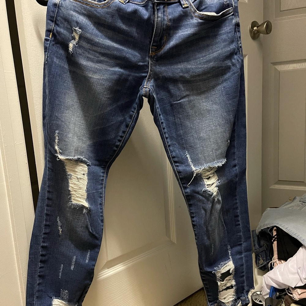 Mom ripped jeans from Charlotte Russe